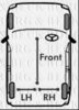 BORG & BECK BKB3716 Cable, parking brake